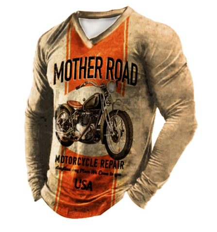camiseta vintage motocicleta